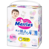 Подгузники-трусики Merries 3/М (6-11 кг), 52 шт. - Pampik