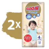 Підгузки на липучках Goo.N Premium Soft 4/L (9-14 кг), 104 шт. - Pampik - 2