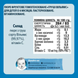 Фруктовое пюре Gerber Груши Вильямс, 80 г - Pampik - 2
