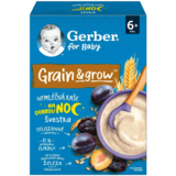 Безмолочна каша Gerber Вівсяно-пшенична з чорносливом, 200 г - Pampik