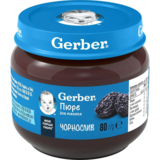Фруктовое пюре Gerber Чернослив, 80 г - Pampik