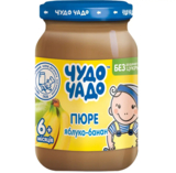 Пюре Чудо-чадо Яблуко та банан, без цукру, 170 г - Pampik