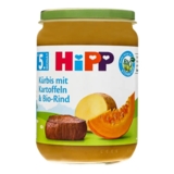 Органічне пюре HiPP Гарбуз та картопля з яловичиною, 190 г - Pampik - 2