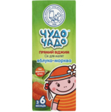 Сік Чудо-Чадо Яблучно-морквяний, неосвітлений стерилізований, 200 мл - Pampik