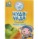 Сік Чудо-Чадо Яблучно-грушевий з м'якоттю, 200 мл - Pampik