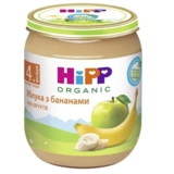 Органічне пюре HiPP Яблука з бананами, 125 г - Pampik - 2