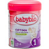 Органічна молочна суміш BabyBio Optima 1, 800 г - Pampik