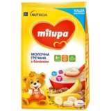 Молочна каша Milupa Гречана з бананом, 210 г - Pampik