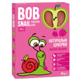 Натуральні цукерки Bob Snail Равлик Боб Яблуко та Малина, 60 г - Pampik