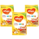 Безмолочна каша Milupa Гречана, 510 г (3 уп. до 170 г) - Pampik