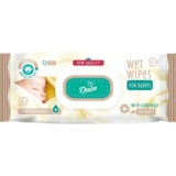 Дитячі вологі серветки Dada з ромашкою гіпоалергенні з клапаном, 72 шт. - Pampik