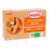 Органічне дитяче печиво Babybio Мій перший бісквіт, 120 г - Pampik - 2