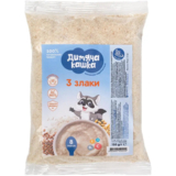 Каша швидкого приготування Вайз Дитяча кашка 3 злаки безмолочна, 150 г - Pampik