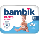 Подгузники-трусики Bambik 5 (12-17 кг), 34 шт. - Pampik - 2