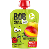 Пюре фруктовое Bob Snail Яблоко-Манго пастеризованное, 90 г - Pampik