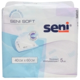 Одноразові пелюшки Seni Soft Super, 60х40 см, 5 шт. - Pampik