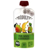 Пюре Rudolfs Pouch Смузи груша-банан-крыжовник, 110 г - Pampik