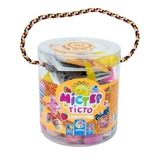 Набір тіста для ліплення Strateg Містер тісто, з блискітками, 18 кольорів (71804) - Pampik