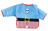 Нагрудник із рукавами Nuby Пірат, блакитний (NV09002pirat) - Pampik