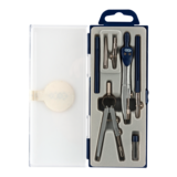 Готовальня ZiBi, 7 предметів, темно-синій (ZB.5306BS-03) - Pampik - 2