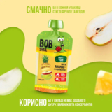 Пюре фруктове Bob Snail Смузі Ананас-Груша-Яблуко пастеризоване, 120 г - Pampik - 2