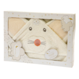 Полотенце Interbaby Mouse, бежевый (8100275) - Pampik