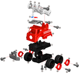 Конструктор DIY Spatial Creativity Пожежний кран, червоний (CJ-1614181) - Pampik - 4