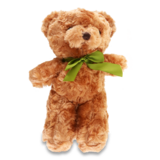 М'яка іграшка Offtop Ведмедик, плюш, 30 см, коричневий (848134) - Pampik