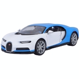 Автомодель Maisto Bugatti Chiron бело-голубой - тюнин, 1:24 (32509 white/blue) - Pampik