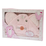 Полотенце Interbaby Mouse, розовый (8100273) - Pampik