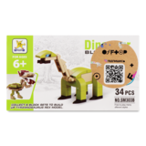 Конструктор Динозавр Offtop Бронтозавр, 34 детали (860210) - Pampik