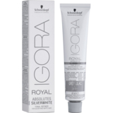Перманентная краска для зрелых волос Schwarzkopf Professional Igora Royal Grey Lilac Absolutes Silver Whites тон Grey Lilac (серебро) 60 мл - Pampik