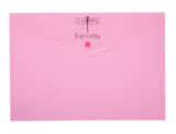 Папка на кнопке Buromax Pastel, А4, розовый (BM.3953-10) - Pampik