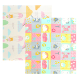 Дитячий двосторонній складний килимок Poppet Стікери та Казковий політ, 200x180x1 см (PP010-200) - Pampik