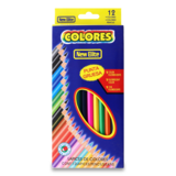 Карандаши цветные Offtop 12 цветов 12 шт. (848728) - Pampik