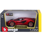 Автомодель Bburago Lamborghini sián fkp 1:24 в ассортименте (18-21099) - Pampik - 8