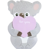 Блокнот дитячий Malevaro Звірята 3+ Коала з сердцем 78x116 мм 40 аркушів (52808) - Pampik