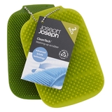 Скребок для миття посуду Joseph Joseph, 2 шт., зелений (85156) - Pampik