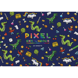 Альбом для рисования Star Pixel синий, 20 листов (PB-GB-020-422) - Pampik