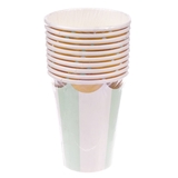 Набір склянок одноразових Offtop, 250 мл, світло-зелений, 6 шт. (833632) - Pampik