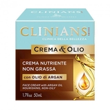 Нежирный питательный крем для лица Clinians Argan Crema&Olio, 50 мл - Pampik