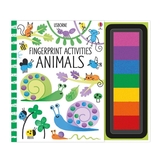 Розмальовка Fingerprint Activities Animals – Fiona Watt, англ. мова (9781474914338) - Pampik