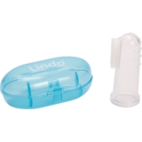 Детская зубная щетка Lindo в футляре голубая (Pk 073 гол) - Pampik