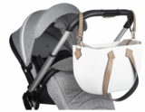 Сумка для коляски Nuvita MyMia, шкіра, білий (NV8801G/02RH/23T/13T/33T) - Pampik - 6
