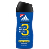 Гель для душа Adidas 3 в 1 Body, Hair and Face Climacool, 250 мл - Pampik