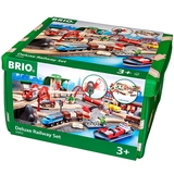 Дитяча залізниця Brio Deluxe 87 деталей (33052) - Pampik