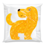 Игрушка-антистресс Pop It Offtop Пес, желтый (866743) - Pampik