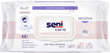 Вологі серветки для догляду за шкірою Seni Care Sensitive, 68 шт. - Pampik