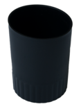Стакан для канцелярских принадлежностей Buromax Jobmax, черный (BM.6351-01) - Pampik