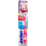 Детская зубная щетка Jordan Step by Step 3, мягкая, 6-9 лет, розовый с фиолетовым - Pampik